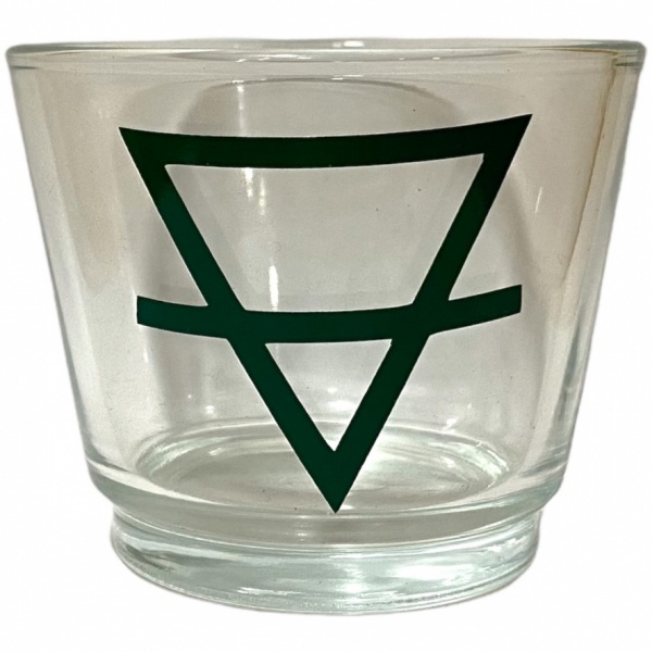 Earth Element - Glass Votive Candle Holder